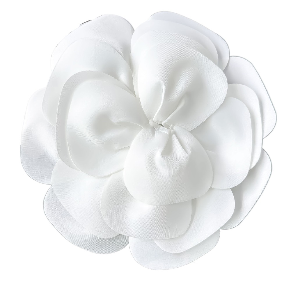 Applique Patch Flower - Büyük Boy Saten Çiçek Aplike Göğüs