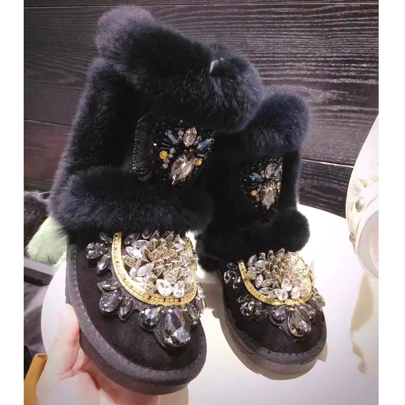 Sew On Rhinestone - Bling Siyah Beyaz Mücevher Taklidi Dikişli