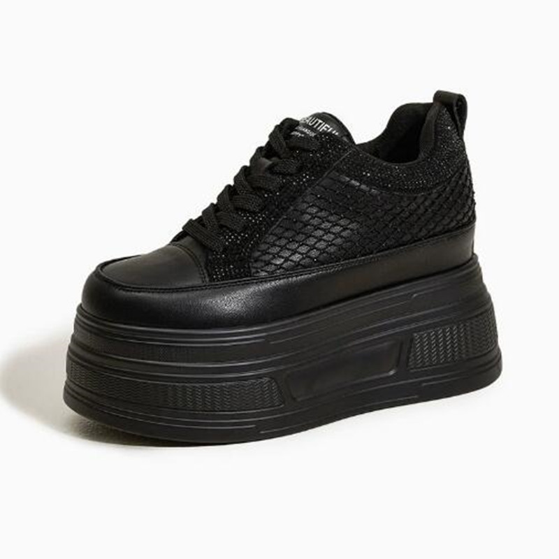 Crystal Mesh Fabric - Lüks 9CM Hava Geçirgen Sentetik Platform