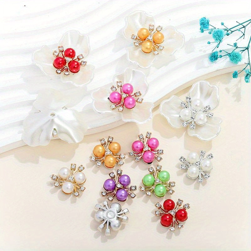 Sew On Rhinestone - 50 Adet Takı Yapımı İçin Yapay