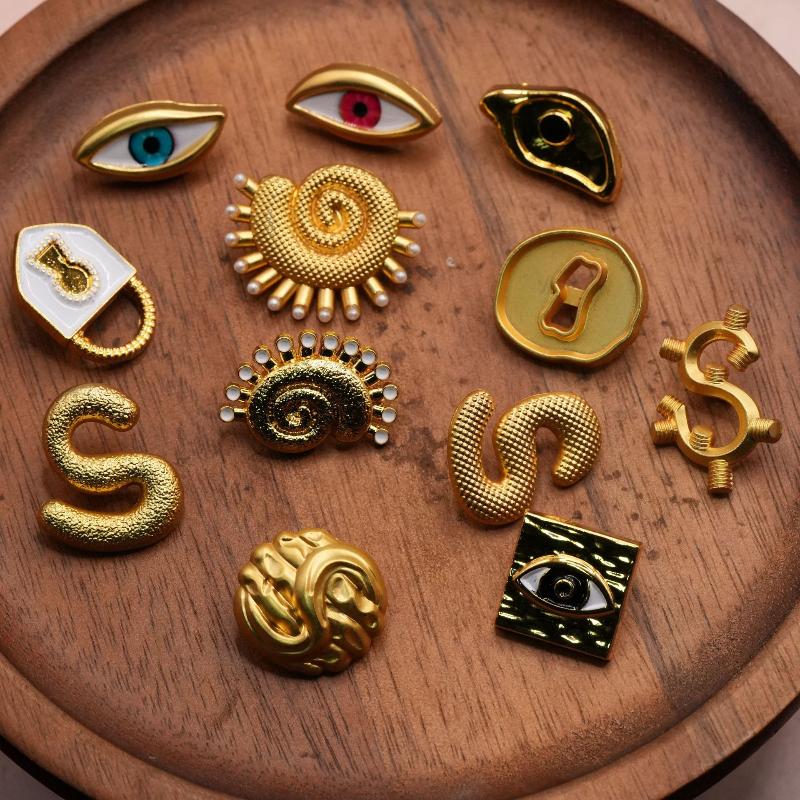 Vintage Metal Düğme Kalp Şekli - Craft Embellishments incelemesi ve fiyatı