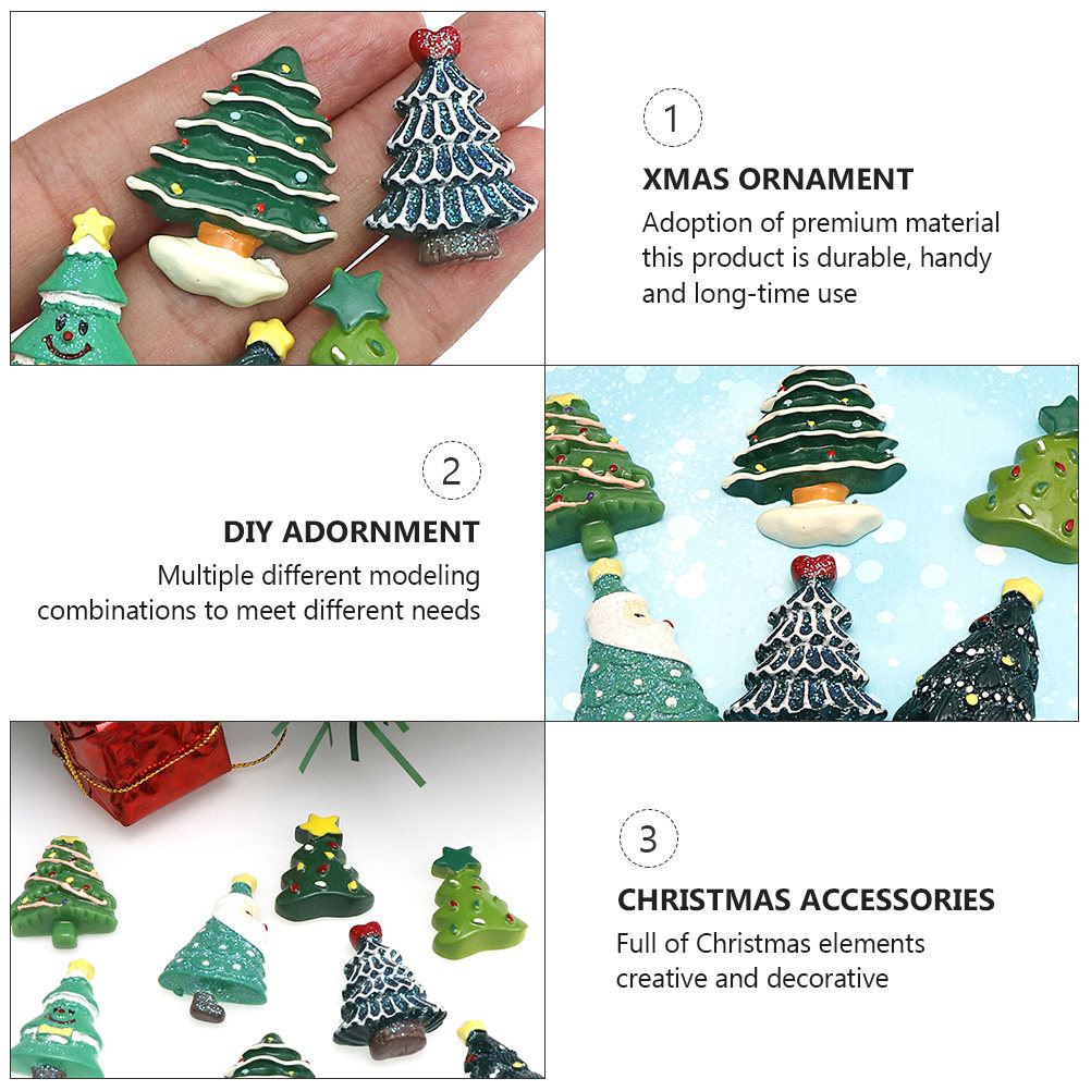 20 Adet Reçine Noel Süsü, Kend - Christmas Craft Embellishment incelemesi ve fiyatı