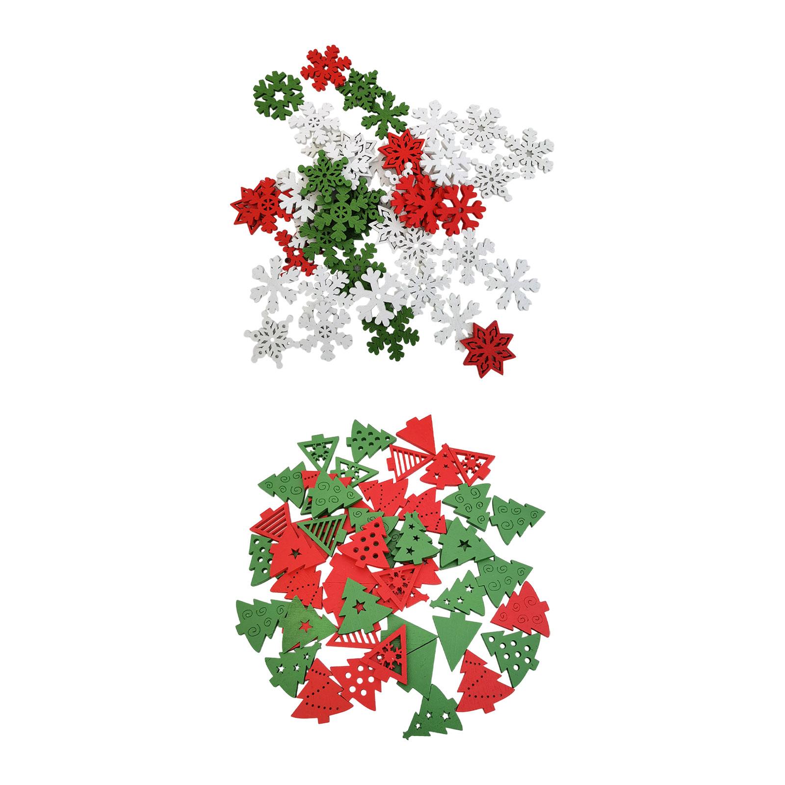 50 Parça Ahşap Noel Süslemeler - Christmas Craft Embellishment incelemesi ve fiyatı